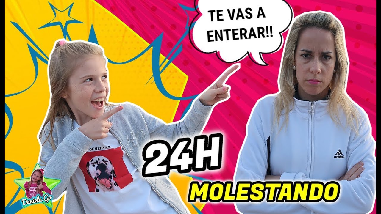 24 HORAS MOLESTANDO A MI MADRE 😅 MANERAS DE MOLESTAR A TU MAMÁ! SE ENFADA 😱
