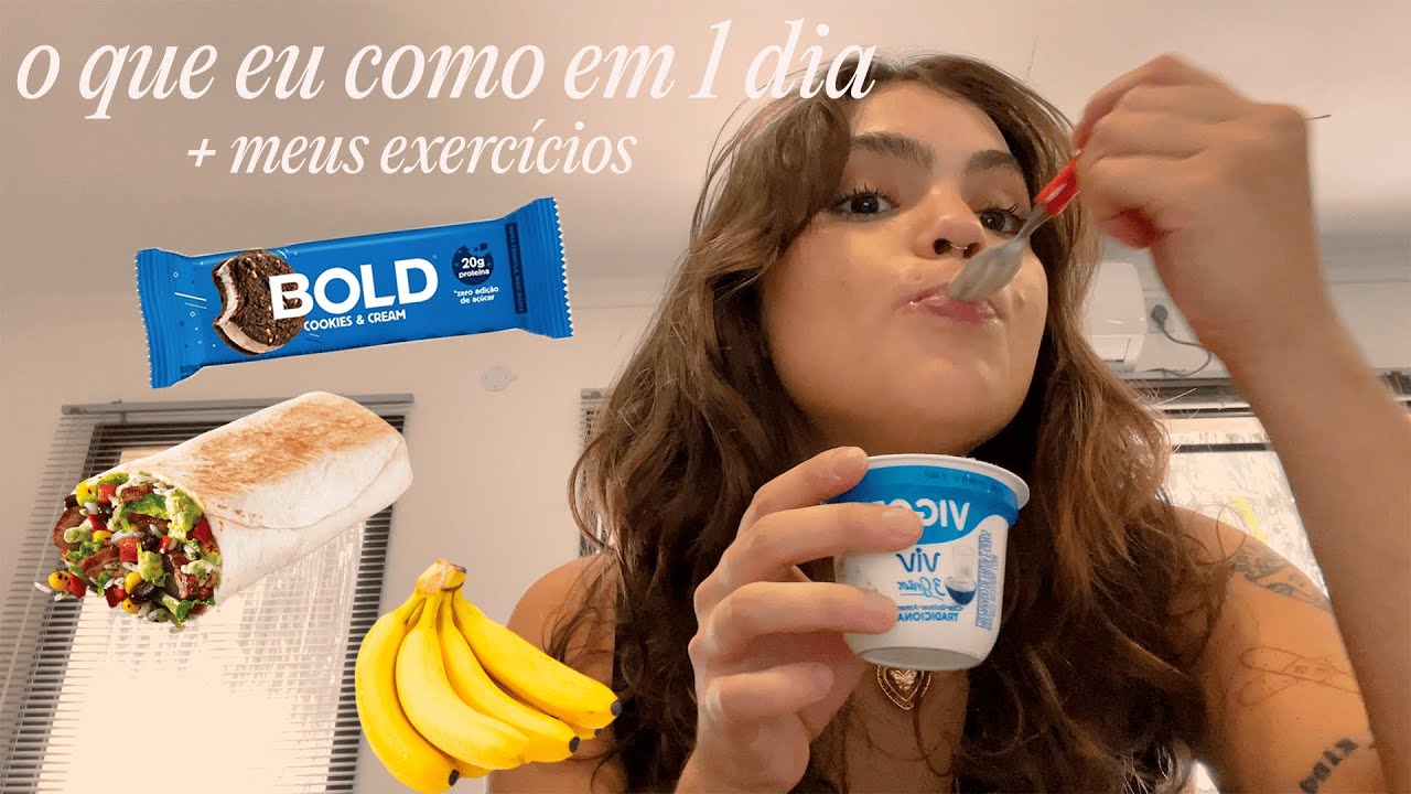 O QUE EU COMO EM UM DIA (+ MEUS EXERCÍCIOS) | sem restrições e vegetariano!
