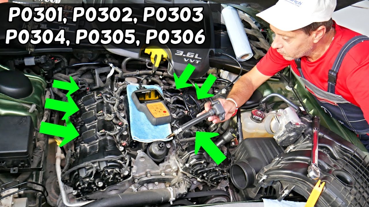 DODGE CHARGER CODE P0301 P0302 P0303 P0304 P0305 P0306 CYLINDER MISFIRE