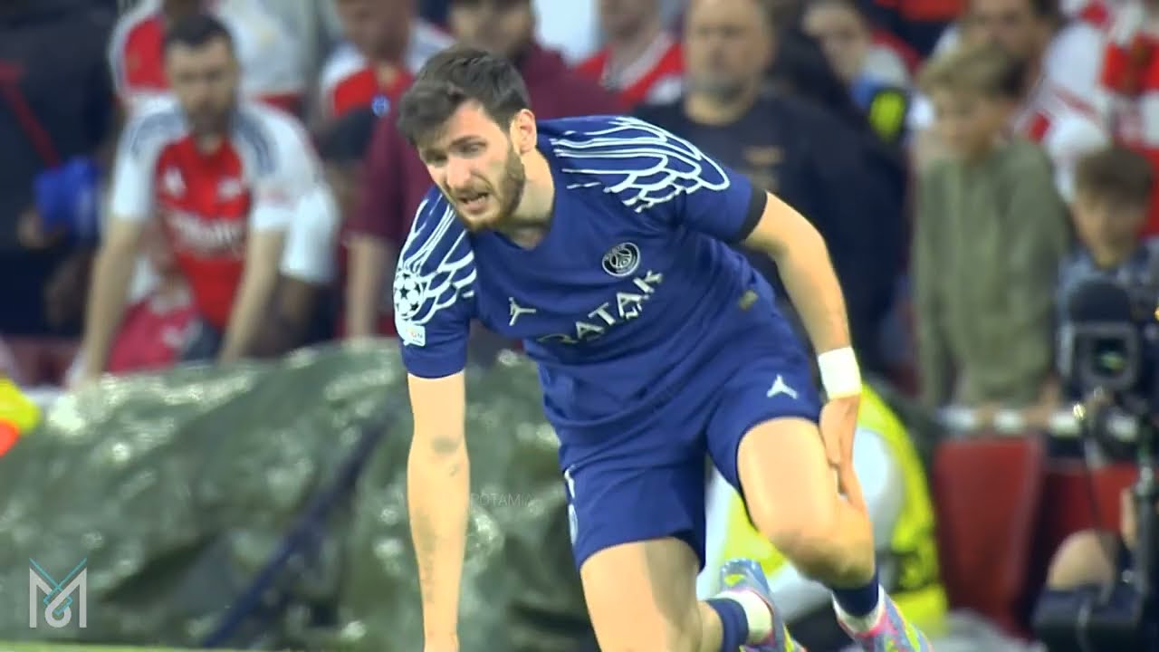 Kvaratskhelia reactions vs Arsenal