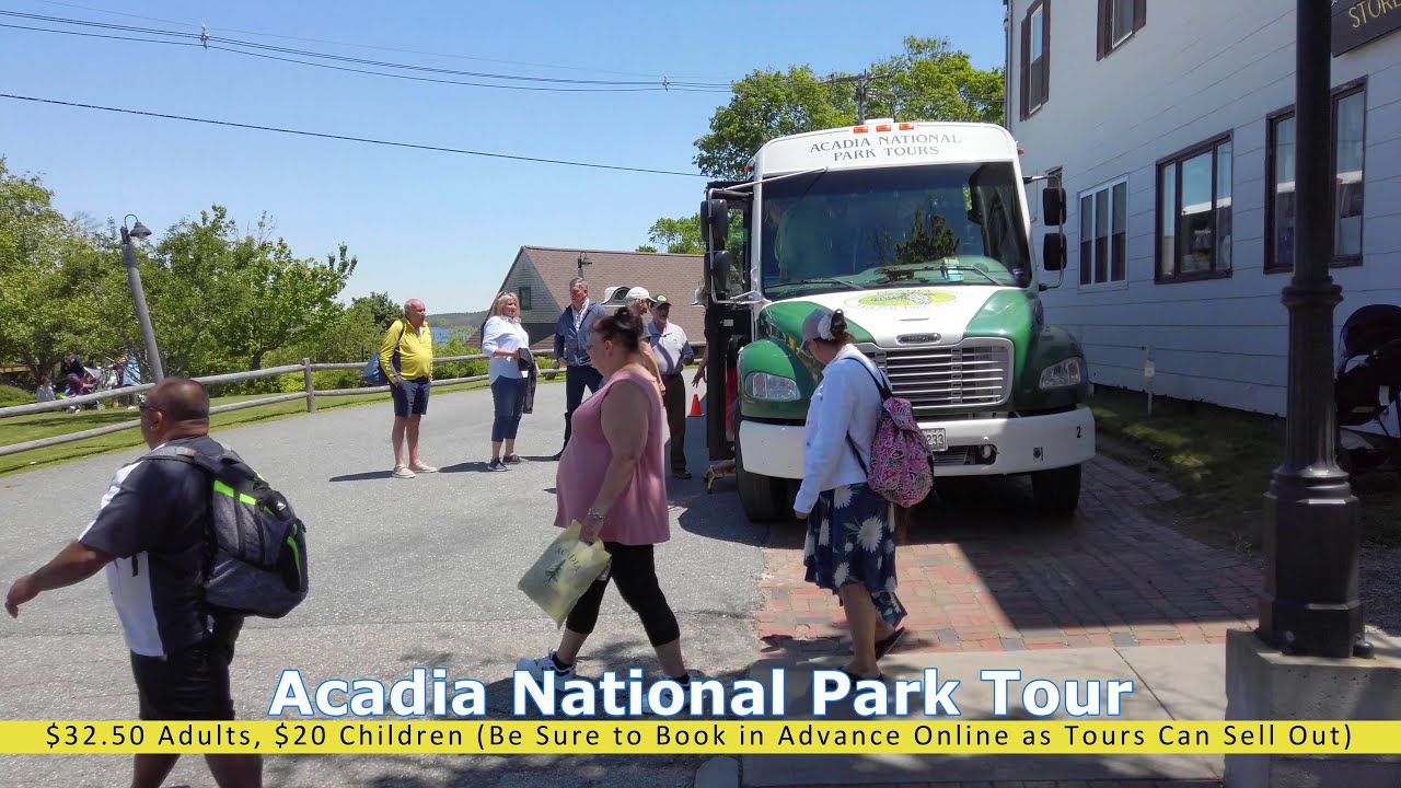 Acadia National Park Tour & Bar Harbor Town Area (4K)