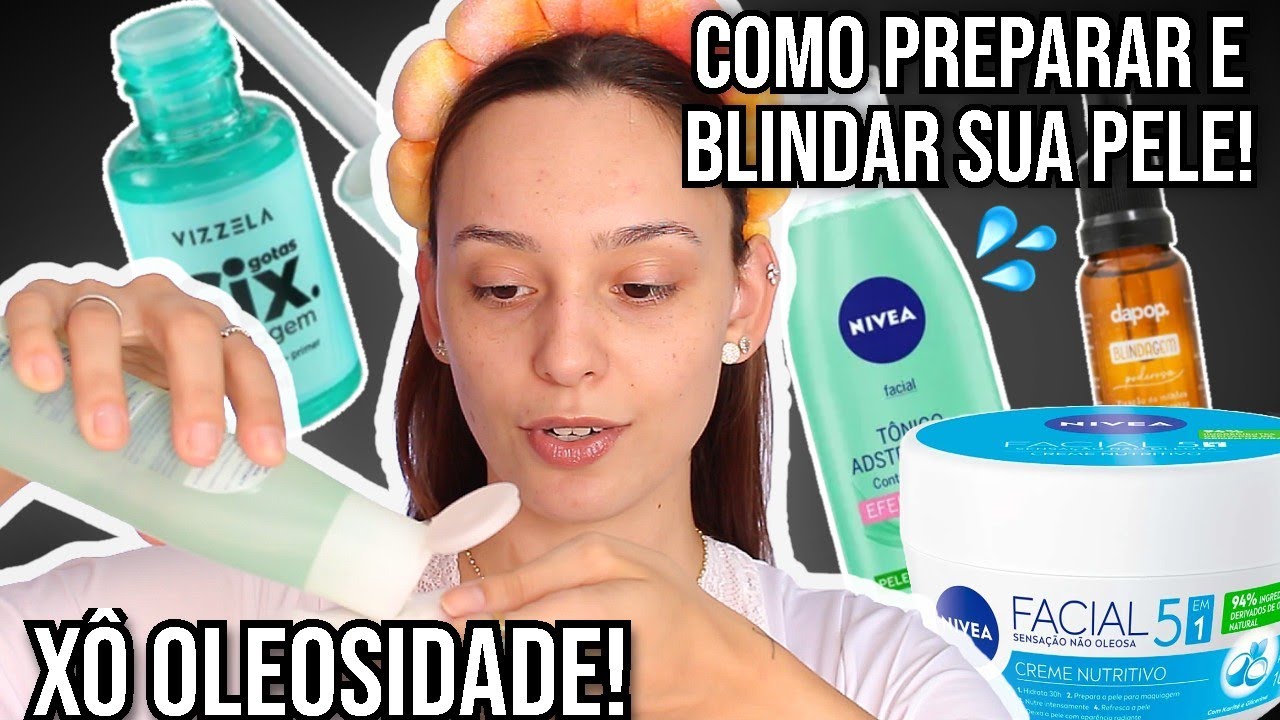 COMO PREPARAR A PELE pra MAKE DURAR MAIS | PELE BLINDADA RESISTENTE AO SUOR !