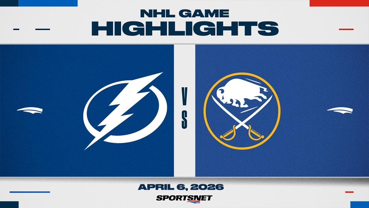 Najważniejsze momenty NHL | Lightning kontra Sabres &ndash; 6 kwietnia 2026 r.