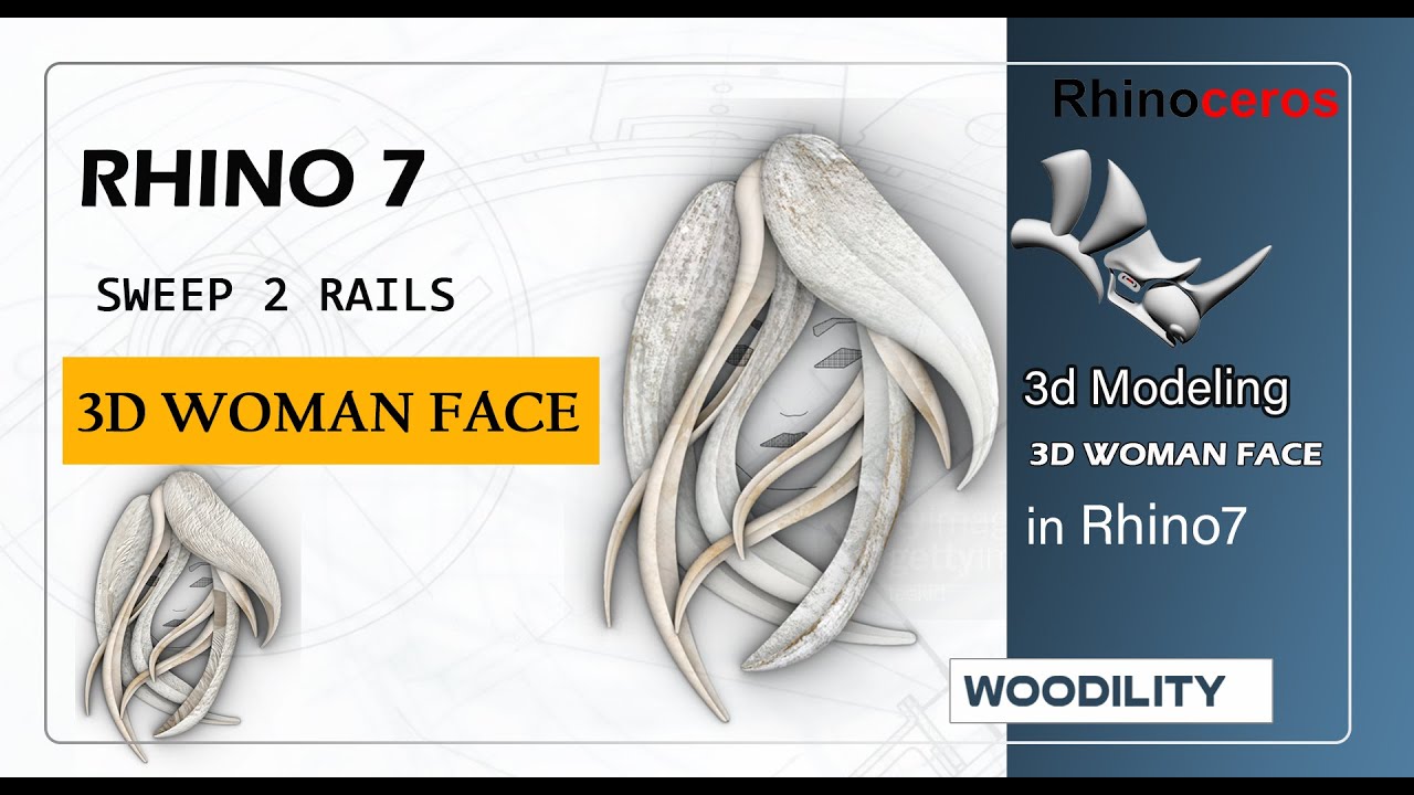 rhino tutorial- 3d woman face in rhino