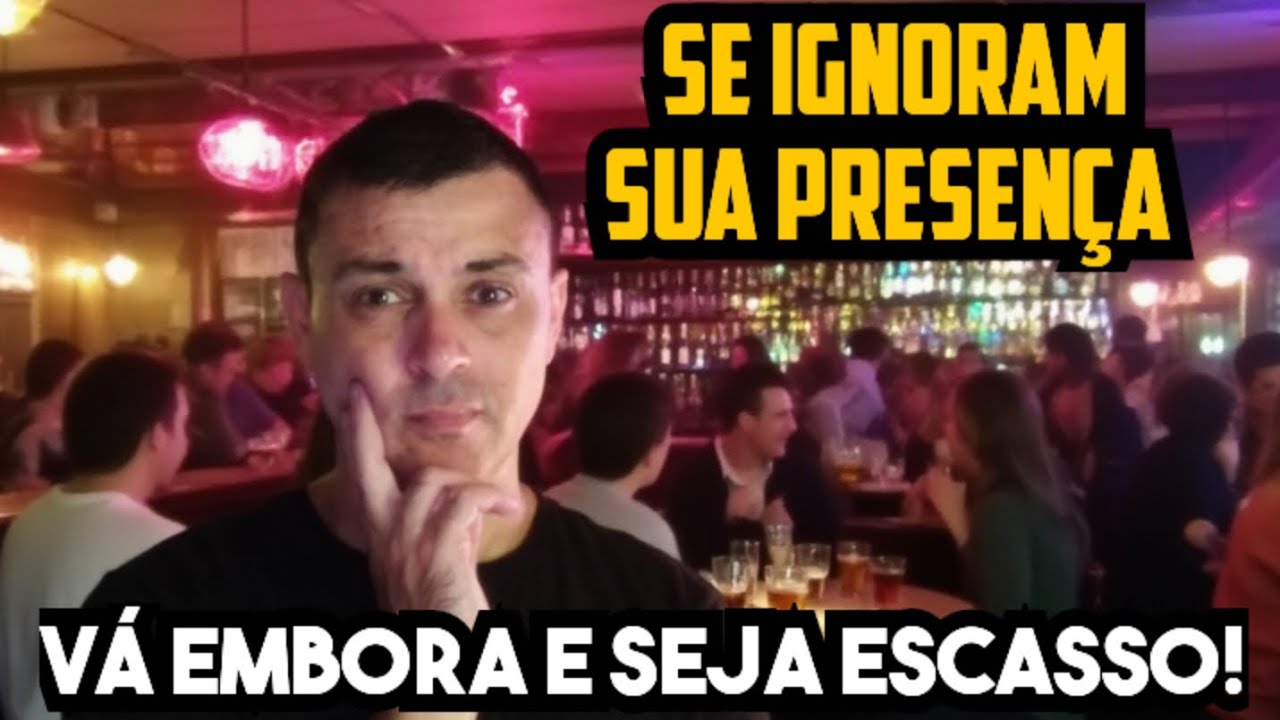Se respeite! Não fique em um ambiente onde te ignoram.