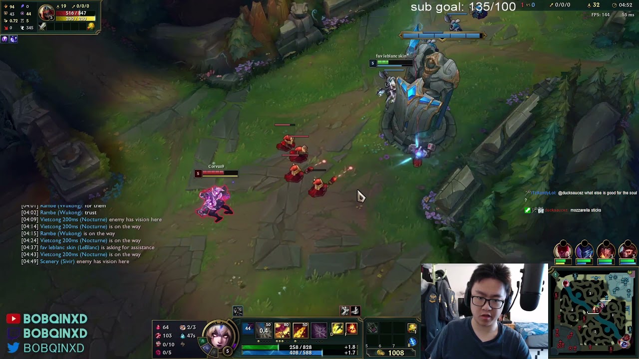 Zed vs. LeBlanc