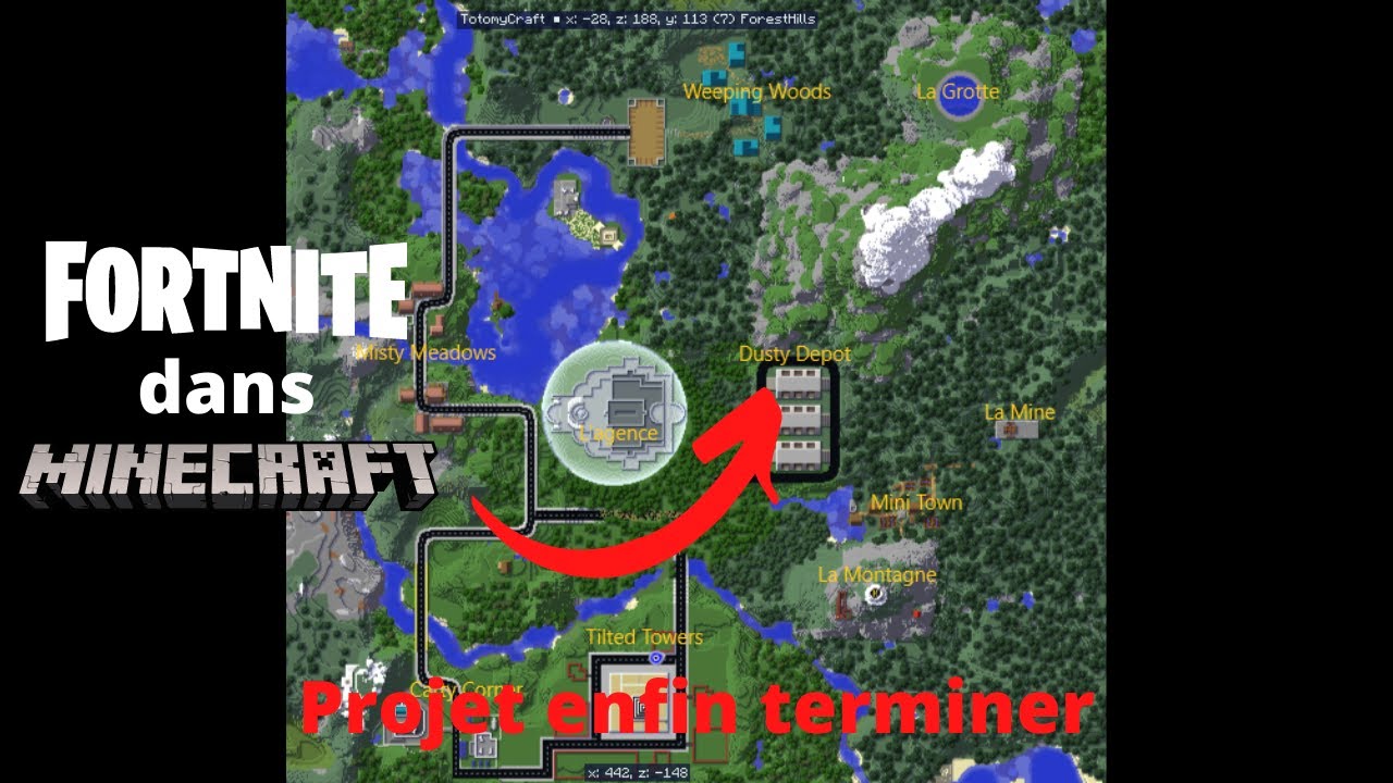 JE VOUS PRESENTE ENFIN MON PLUS GROS PROJET MINECRAFT ??!! visite de FortMania !!