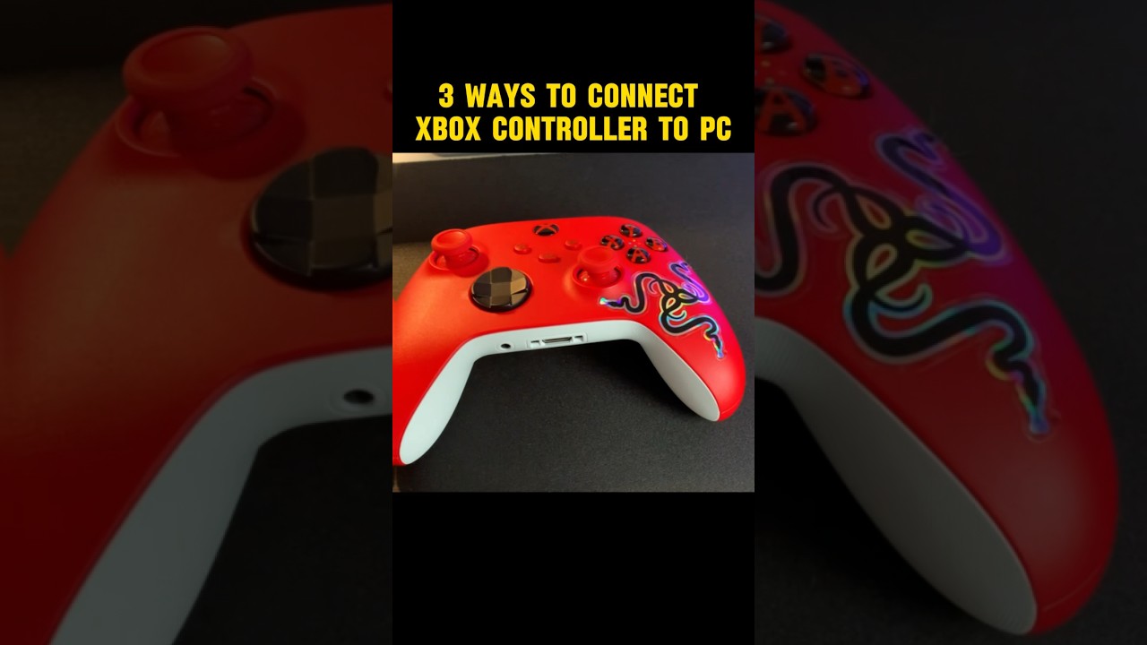 3 Ways to connect Xbox Controller to PC #xbox #xboxcontroller #xboxone #pcgaming  #laptop#pc#connect