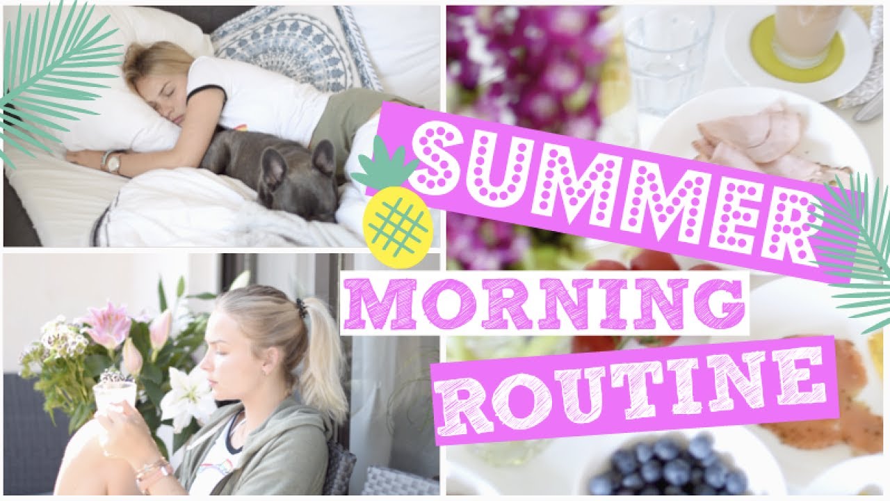 MEINE SOMMER MORGENROUTINE AM WOCHENENDE |PatriziaPalme