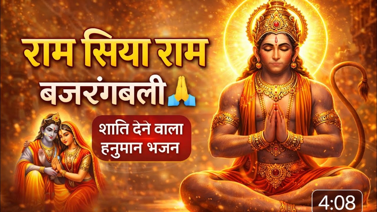 🙏 राम सिया राम बजरंगबली 🙏