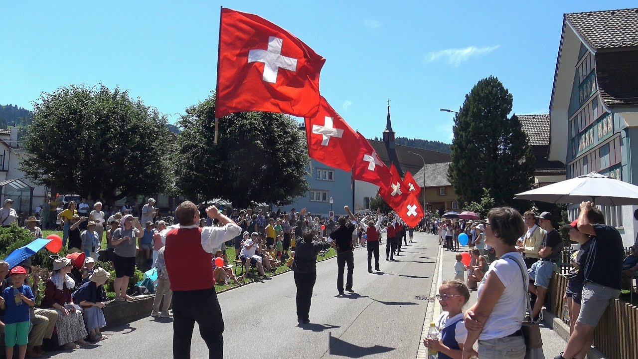 Nordostschweizerisches Jodlerfest Appenzell 2022 Teil 3 / Festumzug