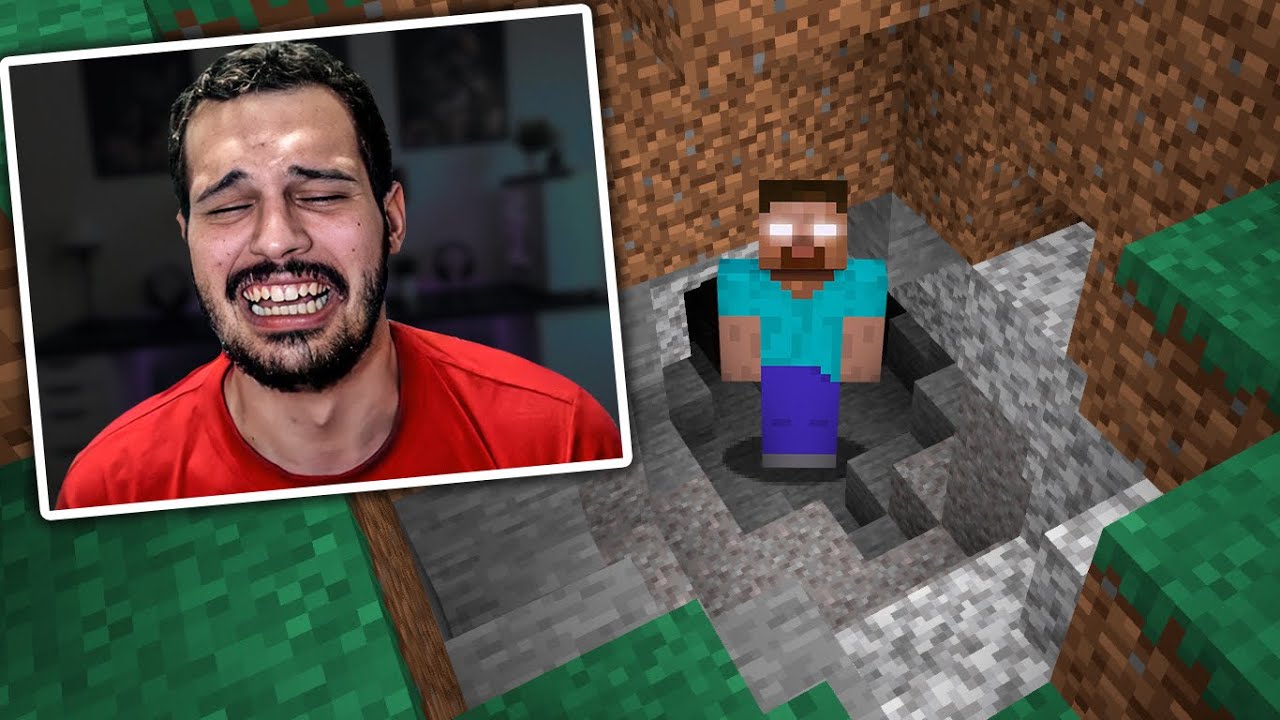 eu coloquei o Herobrine no Minecraft do meu amigo... SEM ELE SABER!