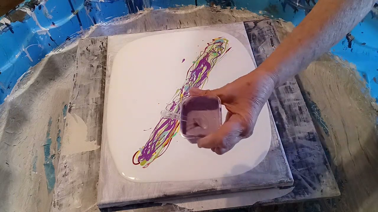Practicing stained glass effect