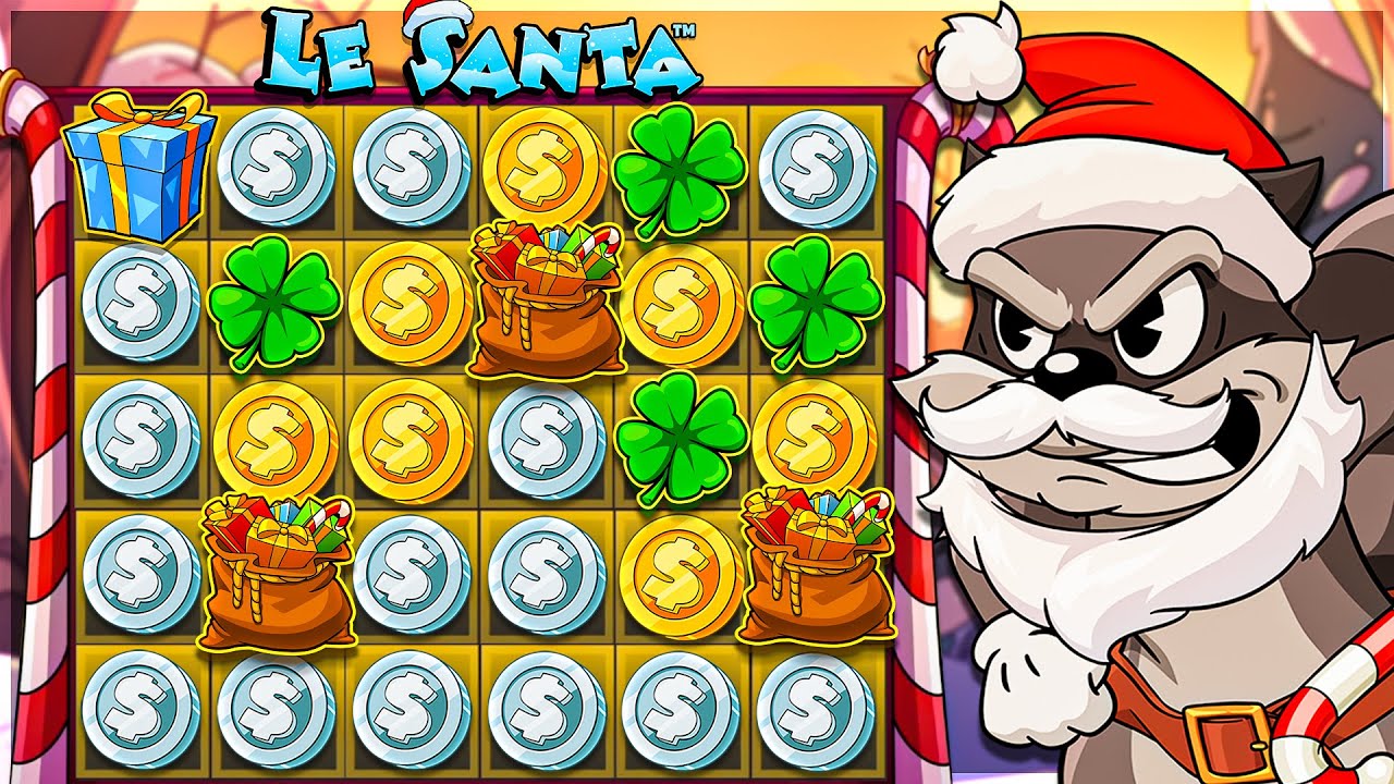 Покупка ВСЕХ БОНУСОВ в LE SANTA SLOT!! (НОВИНКА)