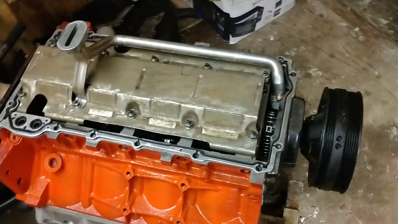 The 6.0 Lq4 gets the Holley 302-1 swap oil pan