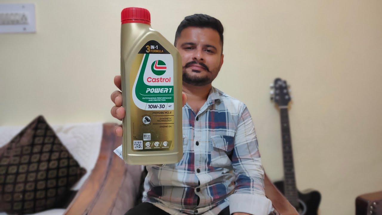 Castrol POWER1 10W-30 4T Synthetic Engine Oil for Bikes | With 3-in-1 Synthetic Technology|1000 ML.