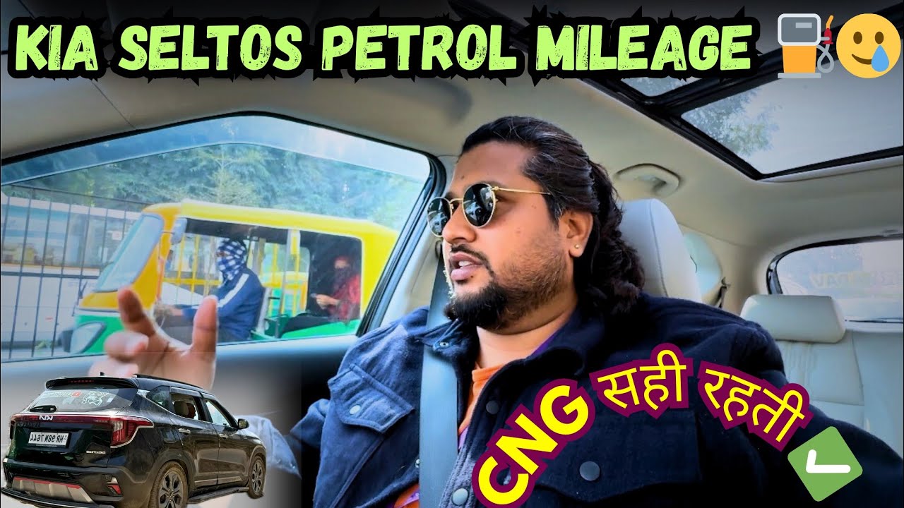 Kia Seltos Petrol Mileage in City Traffic | Office Commute Review + CNG Car Comparison