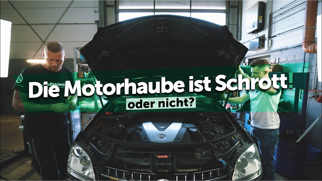 Ob wir Eicko's Haube wieder hinbekommen? Der Karosseriebaumeister Timo erklärt!