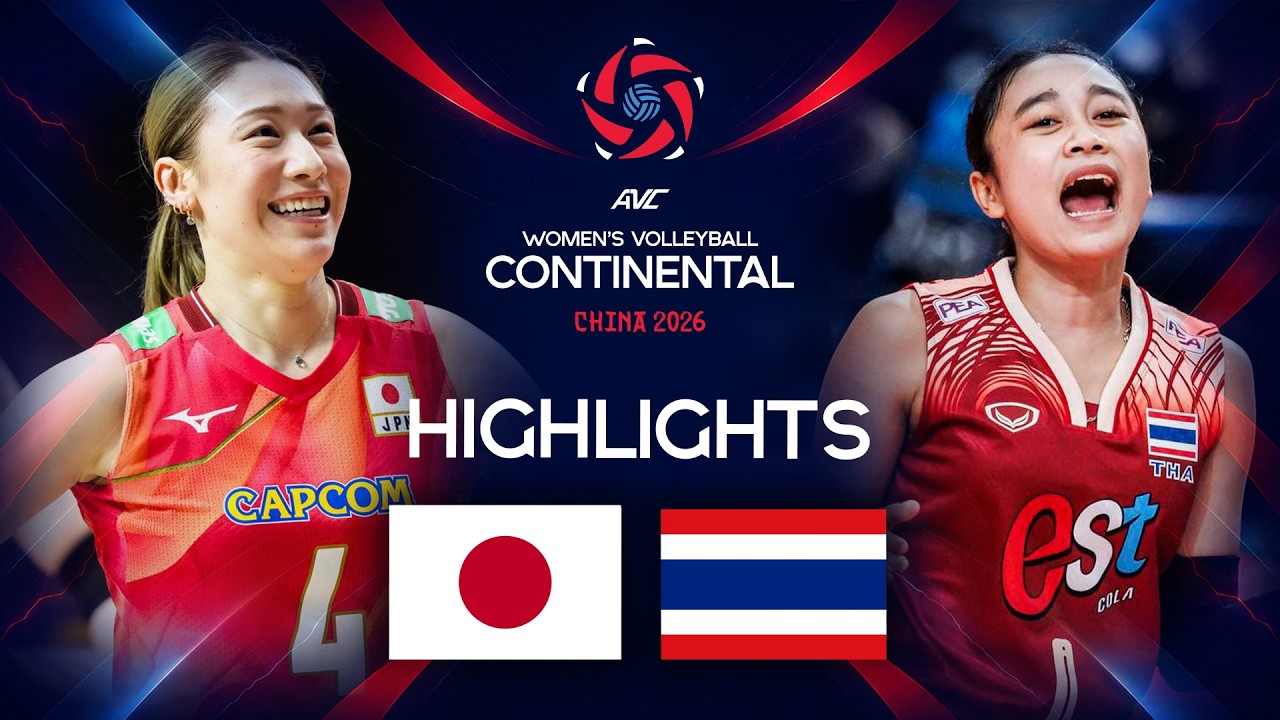 Japan 🇯🇵 vs. Thailand 🇹🇭 - Semi Finals | AVC Women's Continental Championship 2026 | Highlights