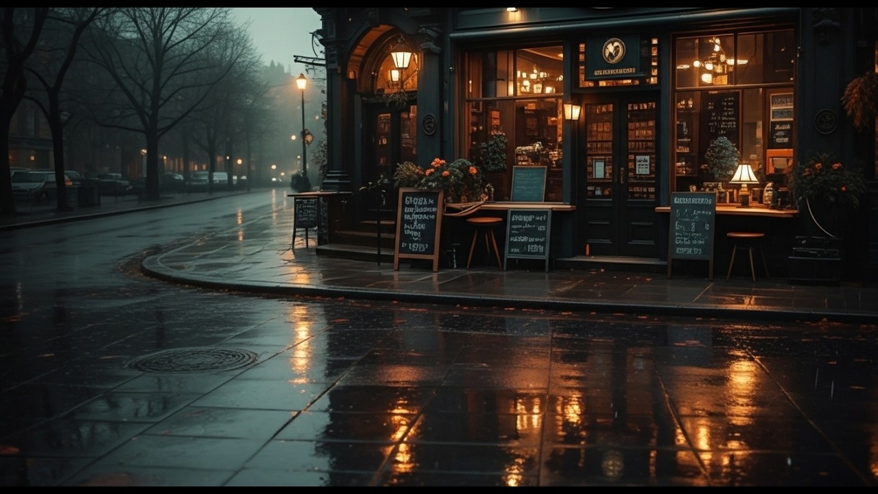 Chill lofi cafe music for relaxing | Cozy evening vibes