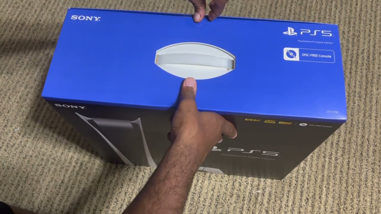 PS5 Digital Unboxing