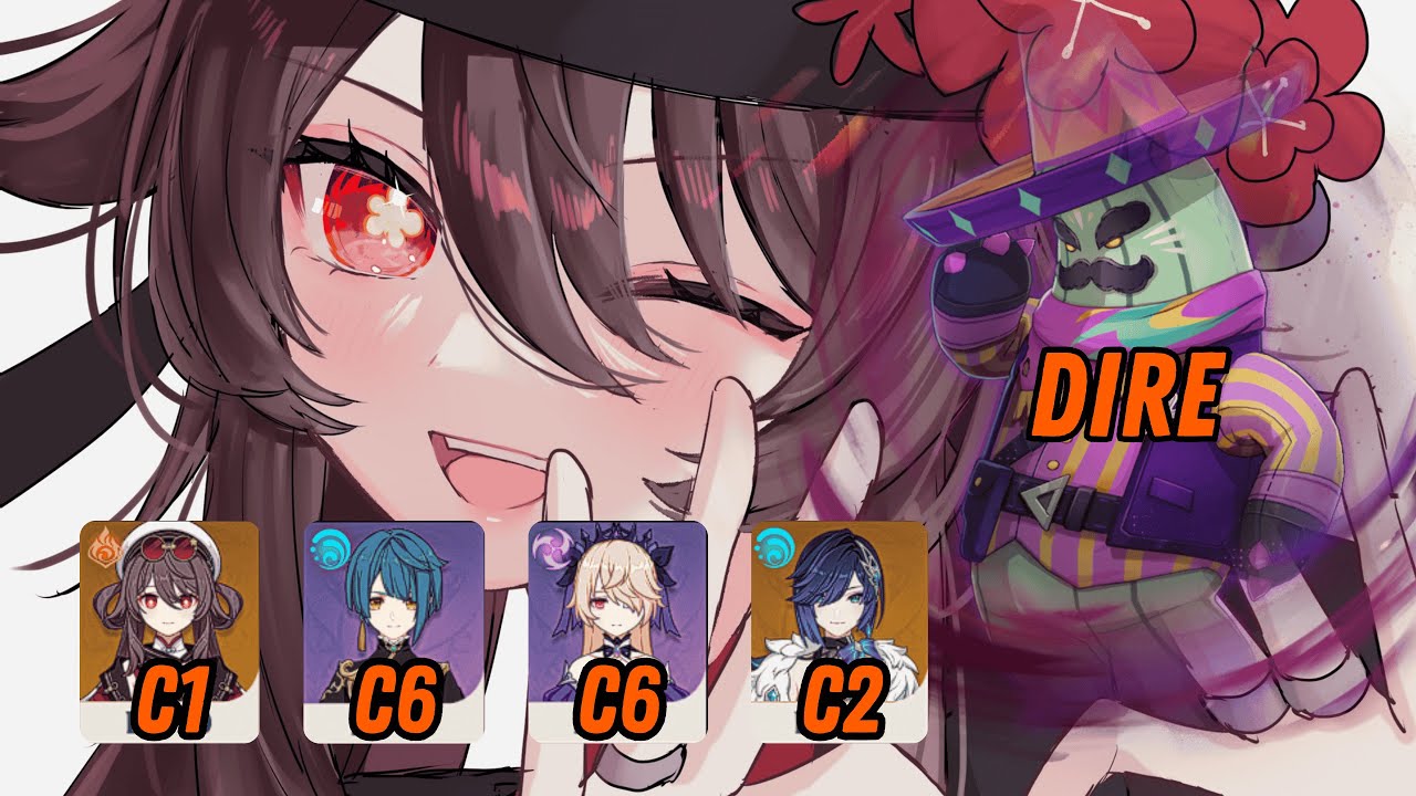 C1 Hu Tao CLEAR Dire Lv.6 Pipilpan Cactus (5.8 Stygian Onslaught)