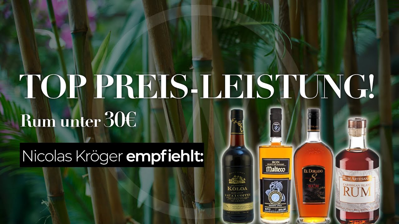 Die besten Rums unter 30&euro; I 2022