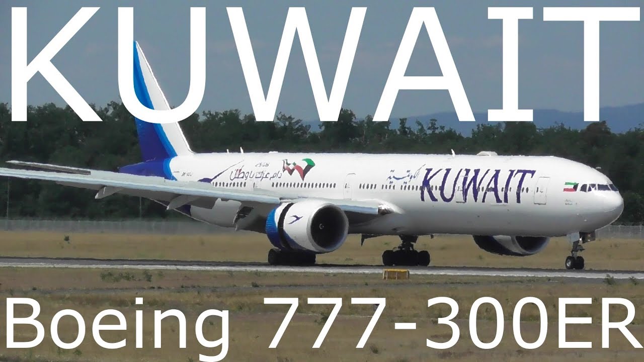 KUWAIT AIRWAYS Boeing 777-300ER (9K-AOJ) at Frankfurt Airport (EDDF)