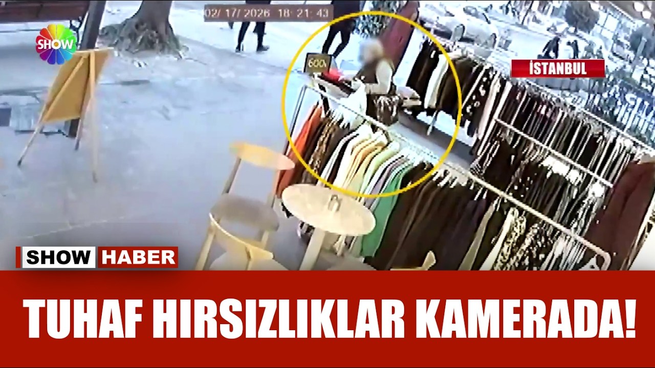 Market poşetleriyle hırsızlığa geldi!