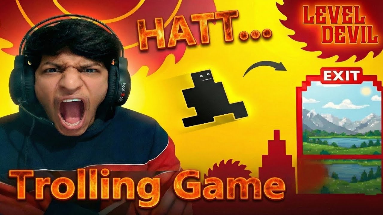 EASY GAME OR NOT ?? |  LEVEL DEVIL | MOST TROLLING GAME #leveldevil