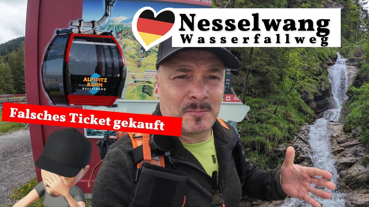 Der Wasserfallweg an der Alpspitz bei Nesselwang