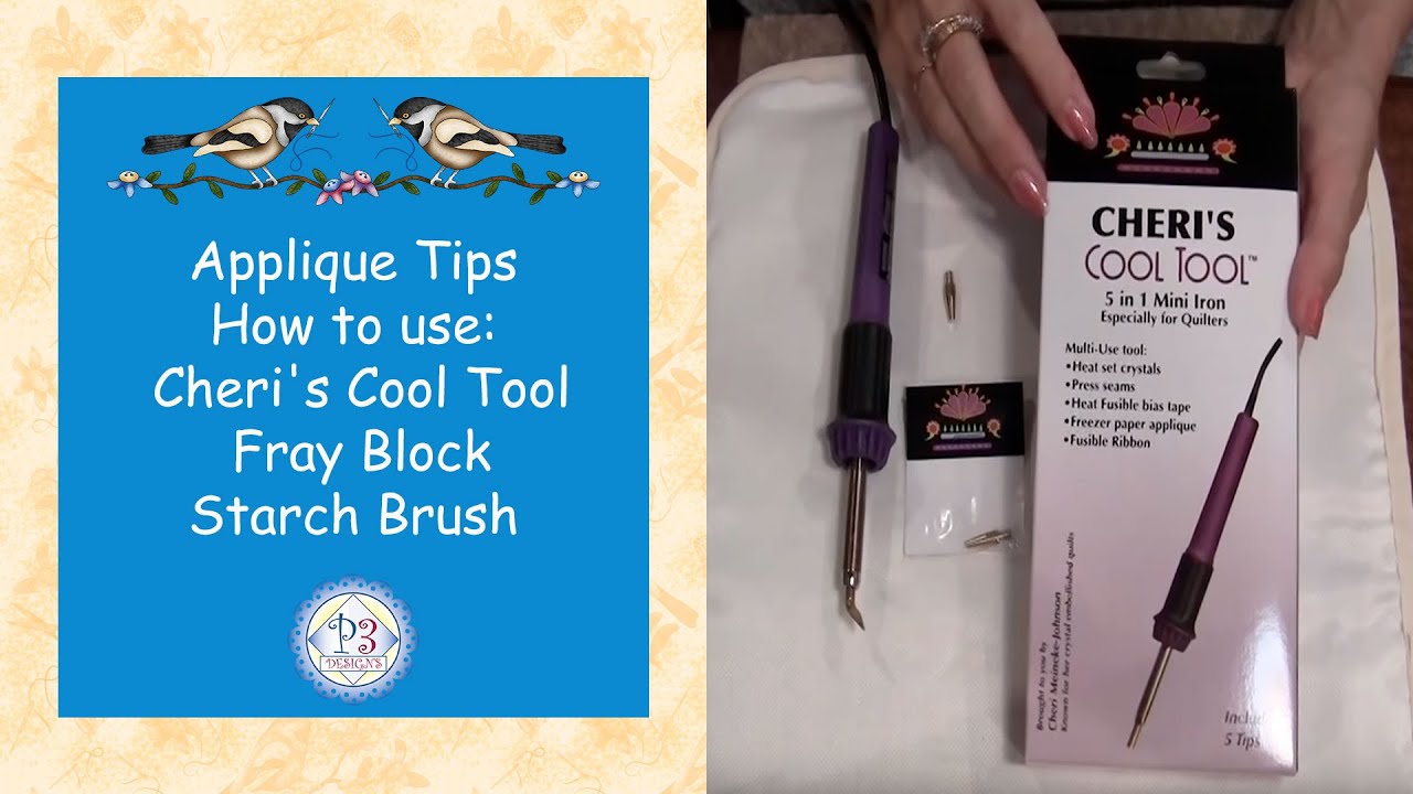 Applique Tips and techniques with Pearl - Cone Tip