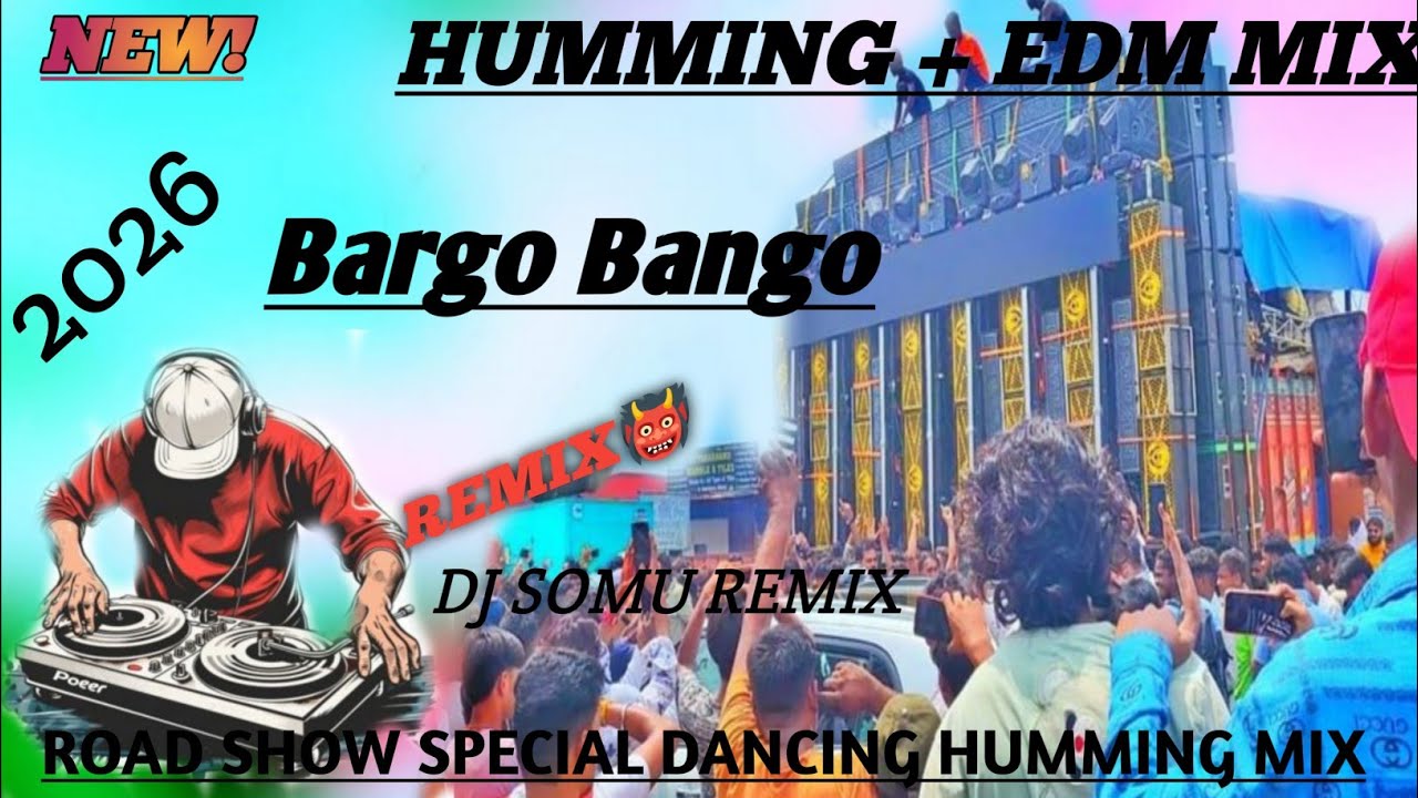 Bango Bango !! Power Music Viral !! 2025 Road Show Special Pop Humming Bass Mix !! Dj Somu Remix !!👹