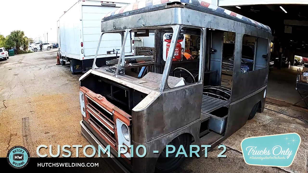 Переоборудование фургона Chevy P10 Step Van 1968 года в парикмахерскую для него и для нее 💈