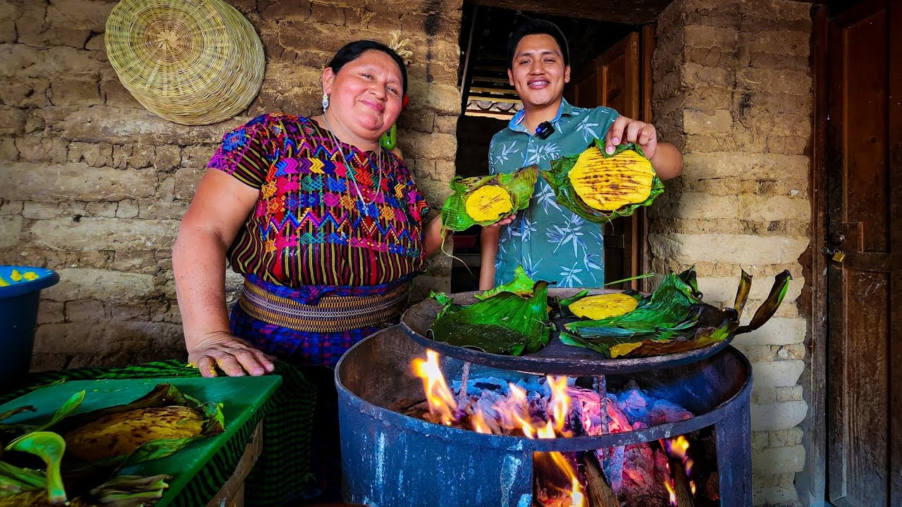 Preparando TASCALES el pan MAYA 🌽