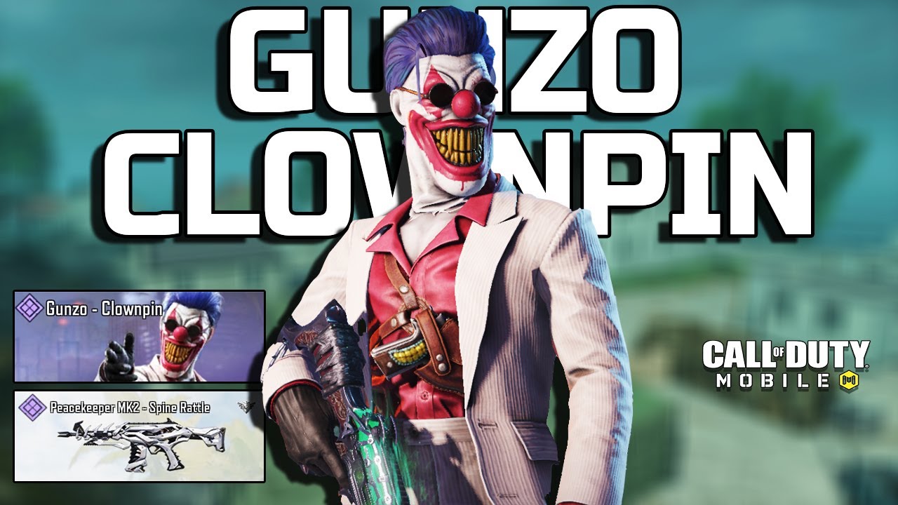 GUNZO CLOWNPIN GAMEPLAY CALL OF DUTY MOBILE ALCATRAZ