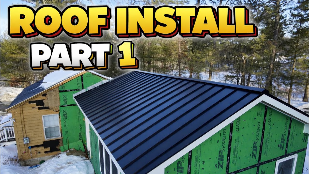 $20,000 Roof Transformation on The Little Yellow House (Standing seam Metal Roof)