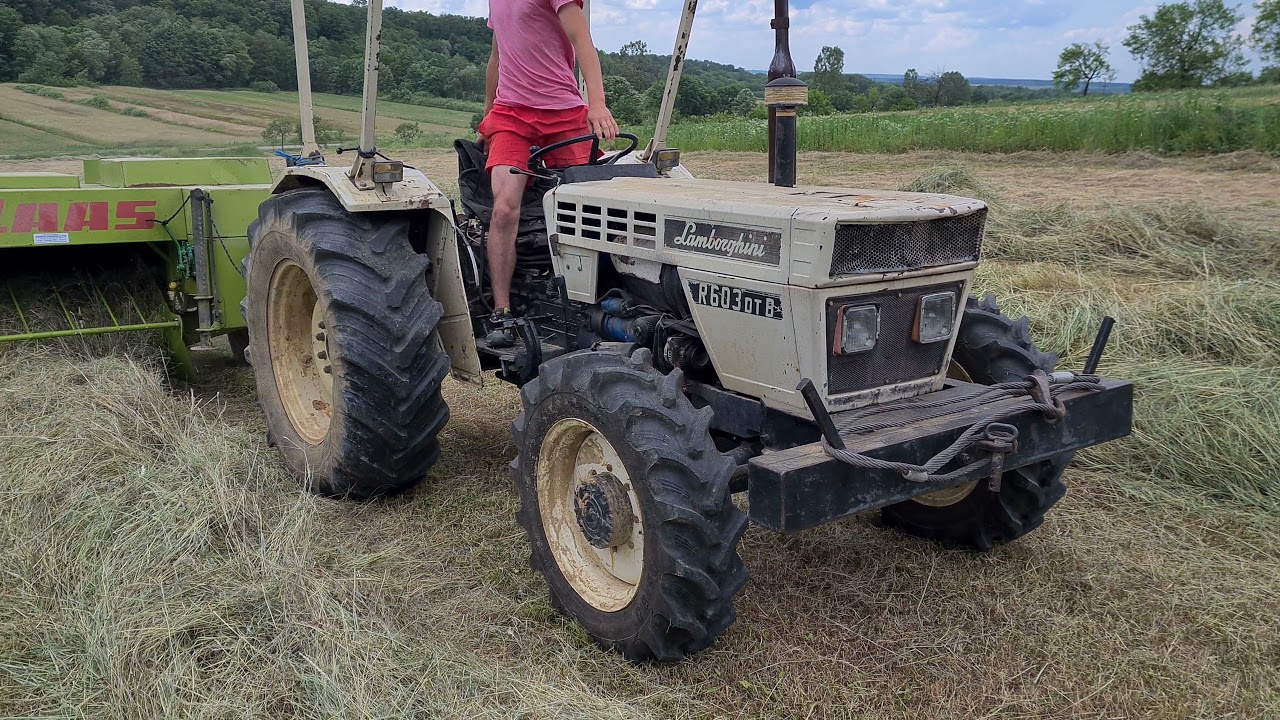 Tractor lamborghini cu balotiera Class Trabant