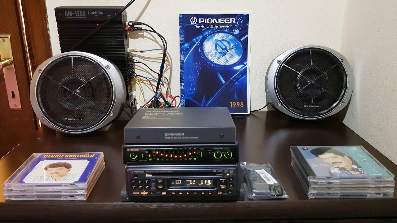 PİONEER DEX-M88RDS GEX-T70RDS TS-202 EQ-6500 NOSTALJİ RESİTAL ESKİ SERİ TOKYO JAPAN