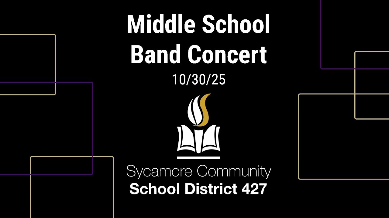 Sycamore Middle School Band Concert
