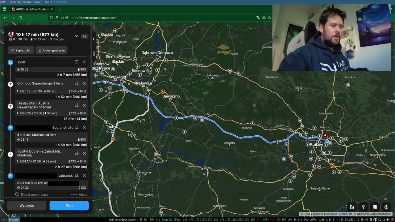 [Trasa EV] Kraków - Wiedeń - Umag (Polska - Chorwacja) - 26-27.04.2024 - Część 1: Plan
