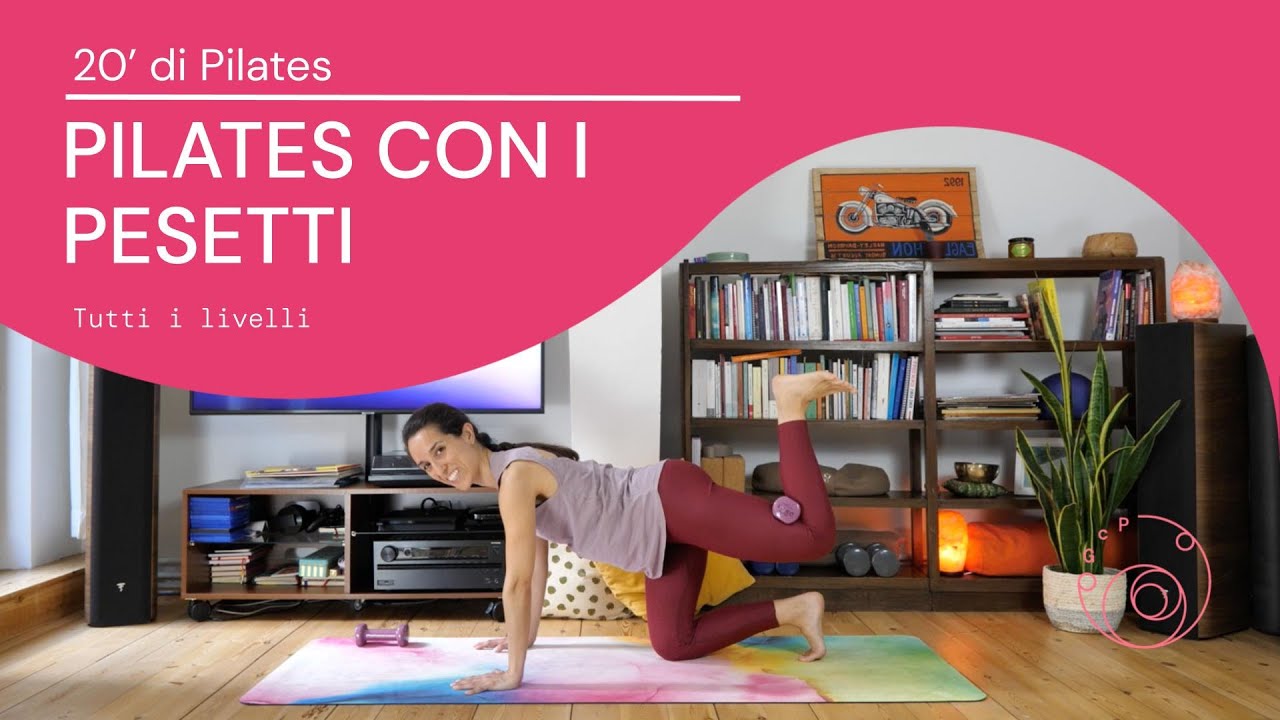 20 minuti di Pilates con i pesetti