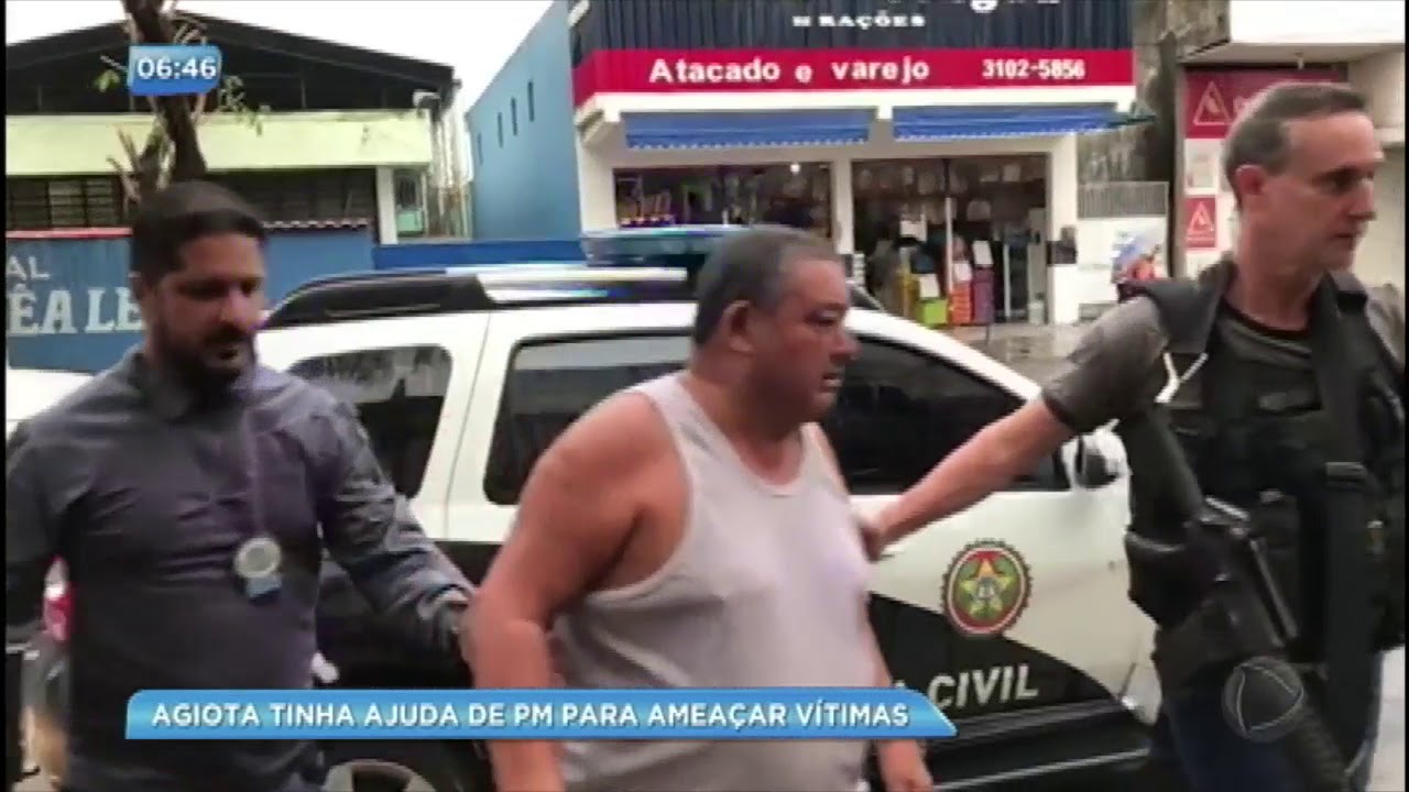 Agiota ameaçava vítimas com ajuda de policial