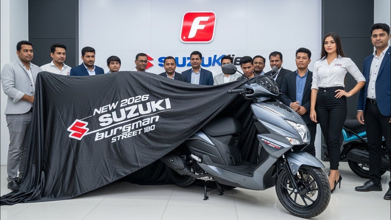 New 2026 Suzuki Burgman Street 180 😱 Luxury Scooter with 180cc Power | Price, Mileage & Features