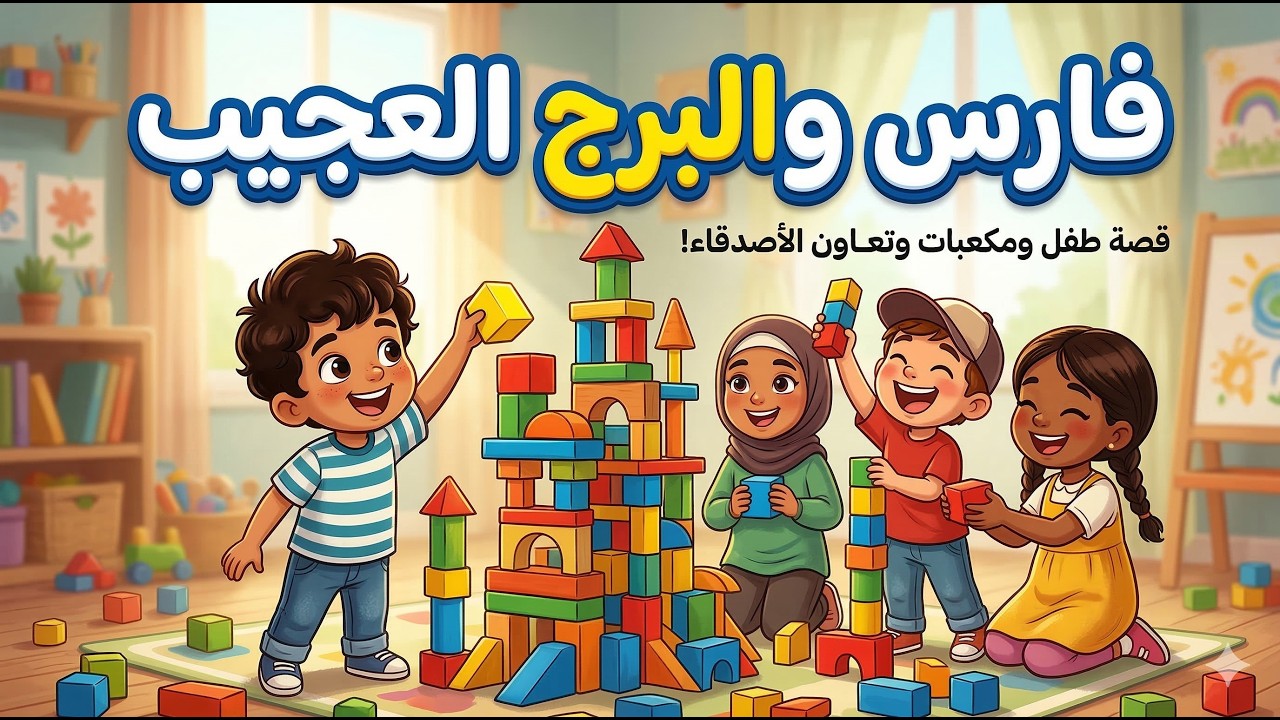 فارس و البرج العجيب قصة قصيرة عن التعاون