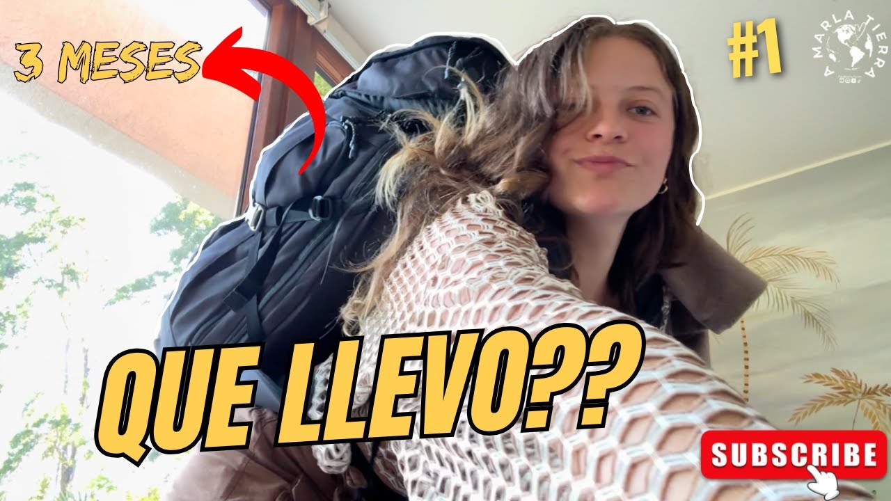 🎒MOCHILA para 3 MESES de VIAJE 🧳