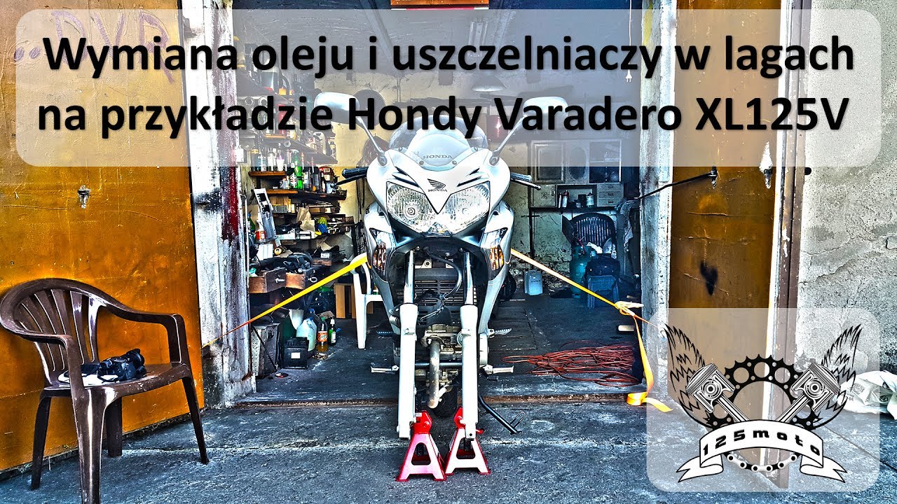 Wymiana oleju i uszczelniaczy w lagach na przykładzie Hondy Varadero XL125V