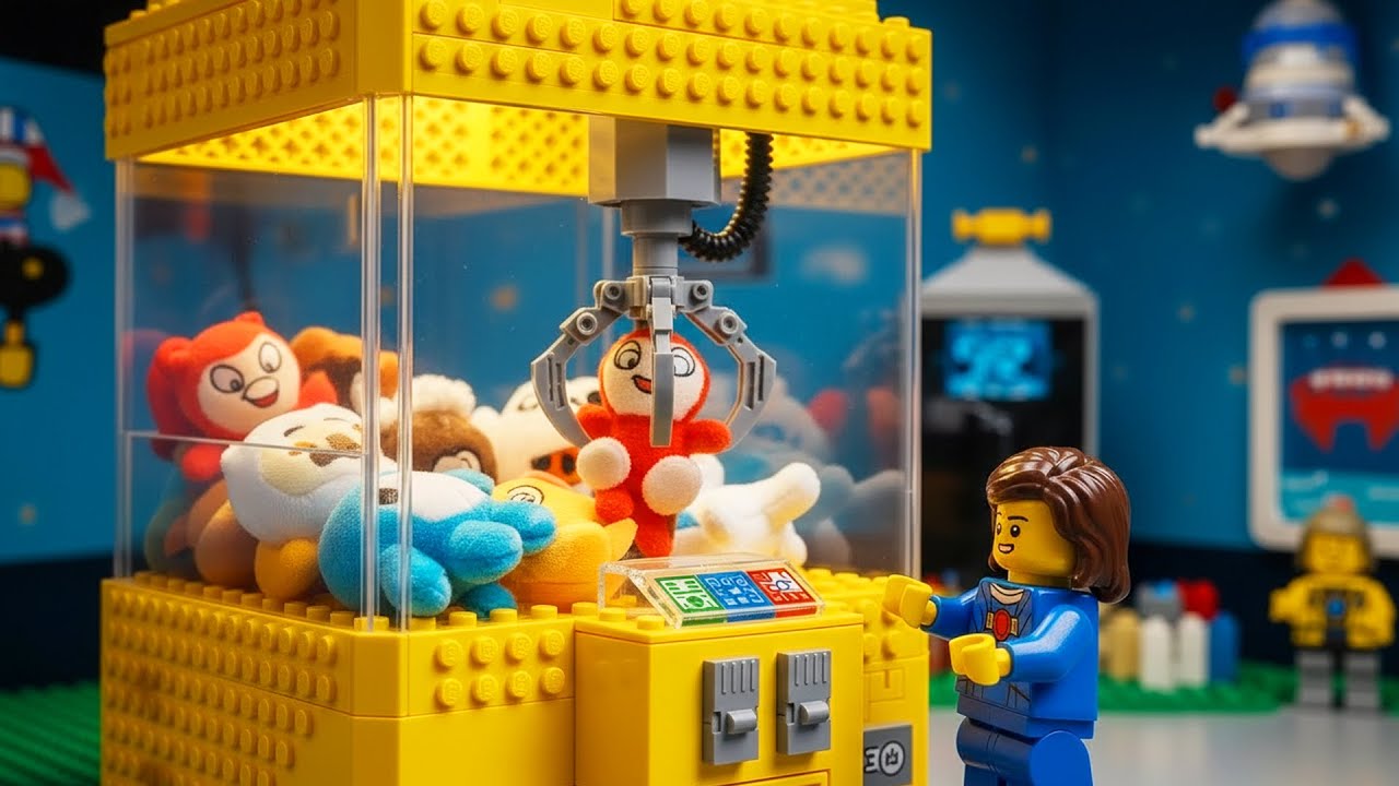 Что произойдёт, если игровой автомат LEGO с клешней отправится в космос?