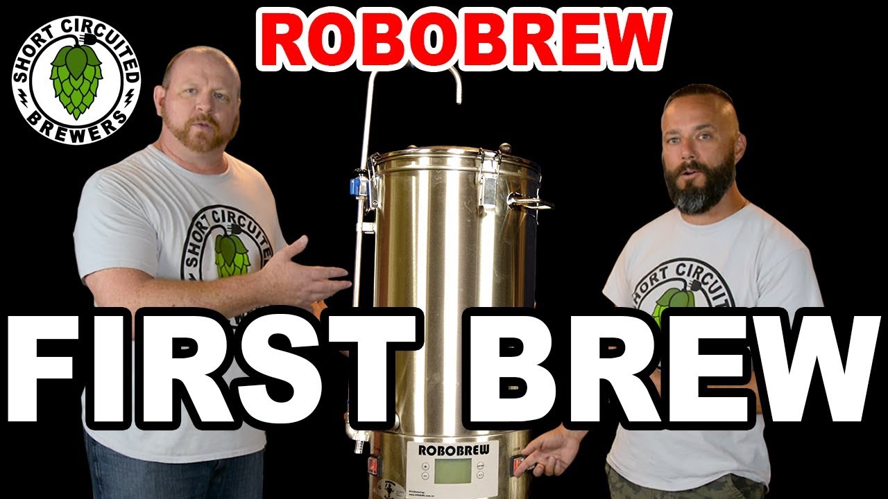 Обзор ROBOBREW 2017 &mdash; первый день пивоварения &mdash; модель для США с насосом &mdash; советы и рекомендации &mdash; Robobrew 35 л