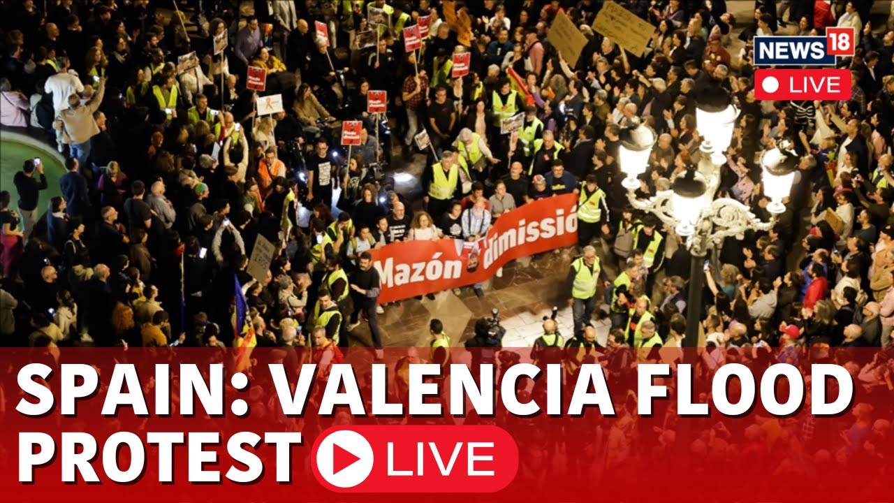 Spain Floods | Protesters Call For Carlos Mazon’s Resignation Over Flood Crisis In Valencia | N18G